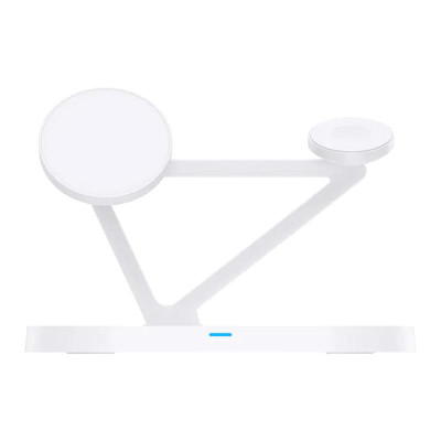 Sạc Không Dây 3 Trong 1 Pisen Pro - Wireless 3-in-1 Night Light - Màu Trắng
