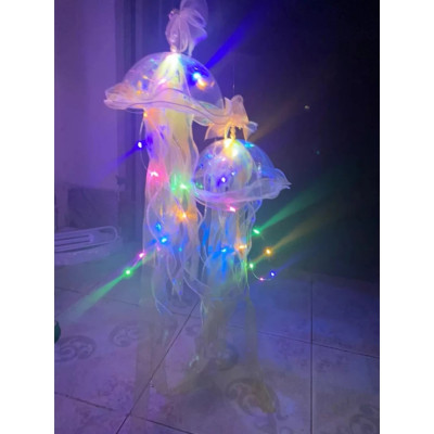 Lồng Đèn Sứa Biển, Lồng Đèn Bạch Tuộc, Đèn Lồng Trung Thu Tua Rua Hottrend Trang Trí Phòng Ngủ- Hàng loại 1 - Chính Hãng MINIIN