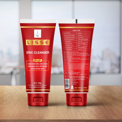 Lisse ￼Sữa Rửa Mặt Eric cleanser  - Giúp: sạch bụi bẩn , dầu thừa ,mềm da, duy trì độ ẩm, ngăn ngừa mụn