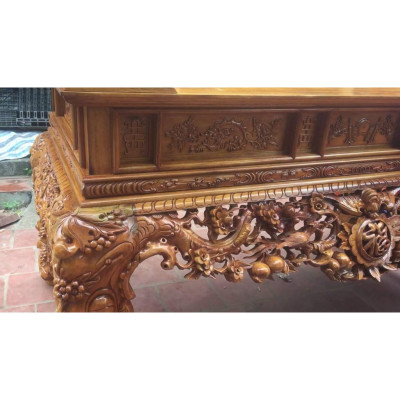 Sập Thờ Mai Điểu Gỗ Gụ