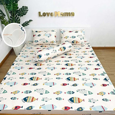 Ra chống thấm không sột soạt, không nóng, không bí hơi vải Cotton mềm mại LoveMama