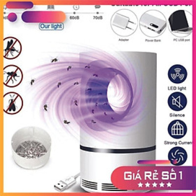 Đèn Máy Bắt Muỗi Thông Minh Sử Dụng ánh sáng Sóng Âm - Máy Bắt Muỗi Tiêu Diệt Côn Trùng An Toàn Cho Gia Đình