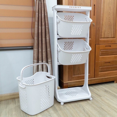 Kệ Nhựa Để Đồ Đa Năng 3 Tầng Có Bánh Xe Việt Nhật