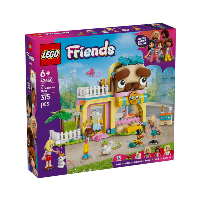 LEGO FRIENDS 42650 Đồ Chơi Lắp Ráp Cửa Hàng Phụ Kiện Cho Thú Cưng (375 Chi Tiết)