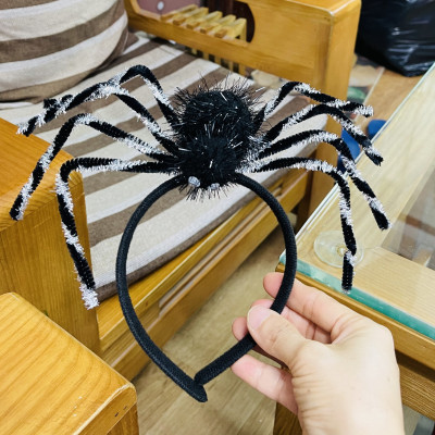 Bờm nhện hoá trang halloween/ bờm bóc chơi halloween hình nhện