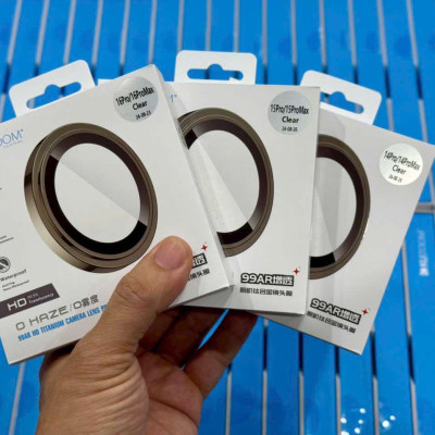 Bộ Lens Bảo Vệ Camera Trong Suốt dành cho iPhone 16 | 16 Pro | 16 Plus | 16 Pro Max hiệu Kuzoom Crystal Có Khung Hỗ Trợ Dán - Hàng chính hãng