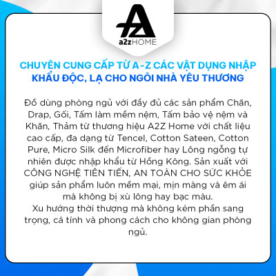 Bộ Ga Giường 4 Món Stone Grey Mềm Mại, 100% Tencel Cao Cấp A2Z Home