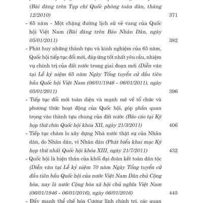 Quốc Hội trong tiến trình đổi mới đáp ứng yêu cầu xây dựng, hoàn thiện nhà nước pháp quyền xã hội chủ nghĩa ở Việt Nam - bản in 2024