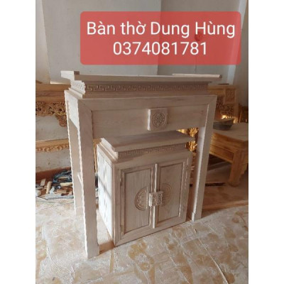 Bàn thờ chung cư đẹp dài 107