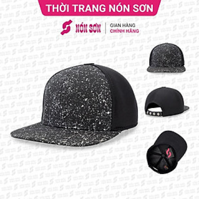 ƯU ĐÃI - Mũ snapback hiphop nam nữ NÓN SƠN chính hãng MC210-ĐN10