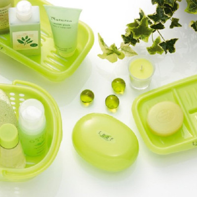 Khay nhựa đựng xà bông cao cấp Leaf - Nội địa Nhật