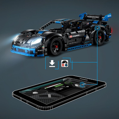 LEGO TECHNIC 42176 Đồ Chơi Lắp Ráp Xe Đua Thể Thao Porsche GT4 E-Performance (834 Chi Tiết)