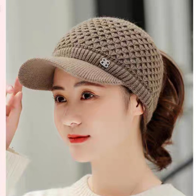 Nón len nam nữ hở đầu lưỡi trai logo 2 lớp thời trang Hàn Quốc mới dona23112002