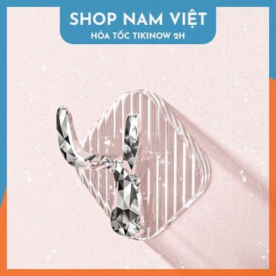 Set 4 Móc dán treo tường hươu pha lê