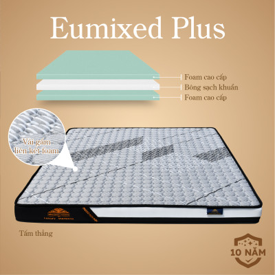 Nệm Ép Tổng Hợp Kim Cương Thế Hệ Mới Eumixed Plus