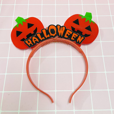 Bờm bí ngô có đèn hoá trang halloween/ Bờm tóc chơi halloween 