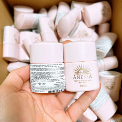 Sữa chống nắng dịu nhẹ cho da nhạy cảm Anessa Perfect UV Sunscreen Mild Milk 60ml
