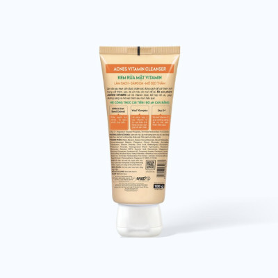 Kem Rửa Mặt ACNES Vitamin Làm Sáng Da, Mờ Sẹo và Thâm (Tuýp 100g)
