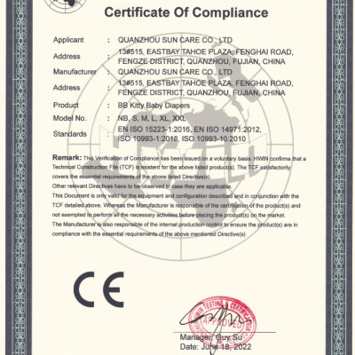 [S64]Tã/Bỉm Dán  BB KITTY SENSITIVE dành cho da Nhạy Cảm size S 64 miếng/ 04 - 08 kg mẫu mới