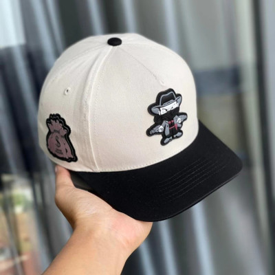 Nón kết, mũ lưỡi trai Wanted phối vải kaki form đẹp thời trang đường phố siêu đẹp