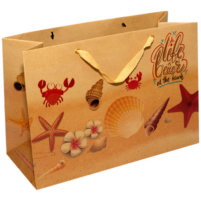 TÚI KRAFT NGANG ĐẠI KNKN015 - 36 X 25 X15 CM - NGẪU NHIÊN