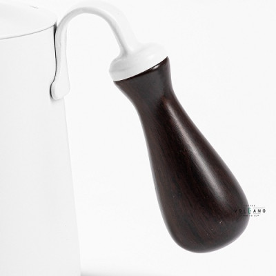 Ấm bình rót nước nóng pha cà phê bằng inox, cán gỗ CAFE DE KONA
