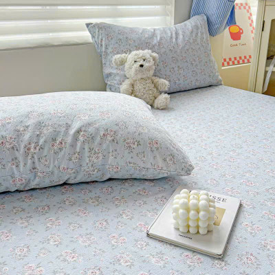 Bộ ga gối cotton Icy LIDACO họa tiết dễ thương chất liệu mềm mát nhiều mẫu lựa chọn