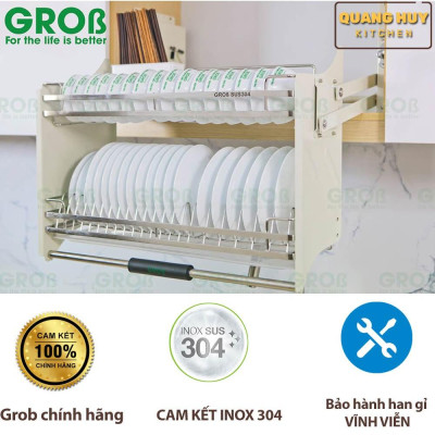 Giá bát nâng hạ inox 304 chính hãng Grob
