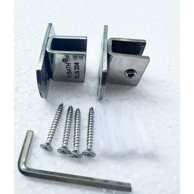 Kệ Kính Cường Lực Kibath Trục Đúc Bas U Chống Xệ Inox 304