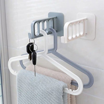 Combo 2 Móc Treo Đồ Dán Tường Móc Dán Tường Xếp Gọn