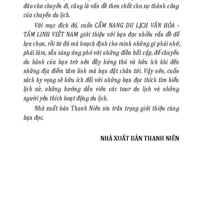 Cẩm Nang Du Lịch - Văn Hóa Tâm Linh Việt Nam (Tái bản 2025)