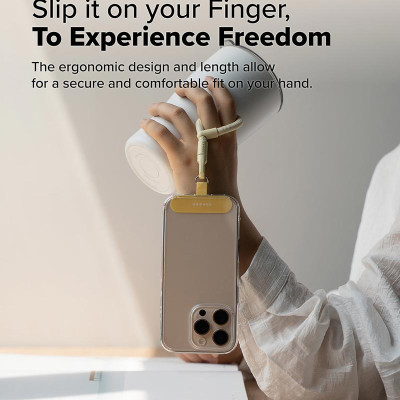 Dây đeo điện thoại RINGKE Holder Link Flow Finger Ring Strap - Hàng Chính Hãng
