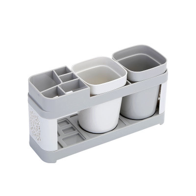 Kệ đựng bàn chải đánh răng tặng kèm 2 ly - Henrysa