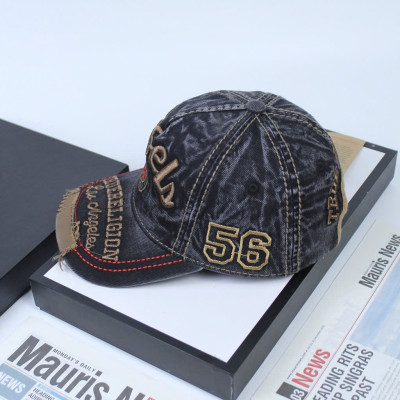 Nón nam, mũ lưỡi trai Ông Địa Rebels phối vải jeans form đẹp thời trang đường phố