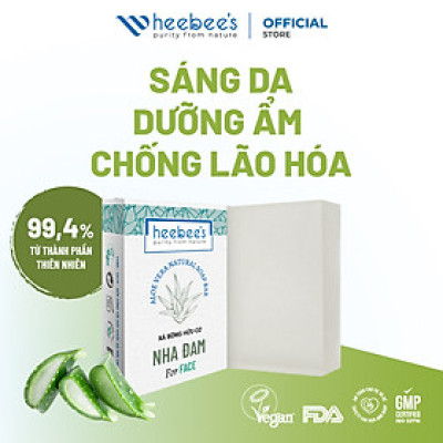 Xà Bông Rửa Mặt Thuần Chay Nha Đam Heebee