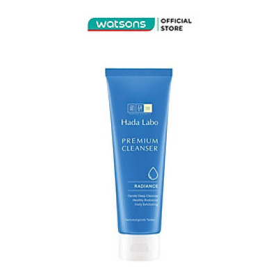 Sữa Rửa Mặt Hada Labo Dưỡng Trắng Cao Cấp Premium Cleanser Radiance 100g
