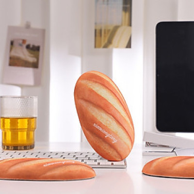 Miếng Đệm Kê Tay Chống Mỏi Mouse Pad Chó Corgi Bánh Mì Cá Chép Bắp Cải_ Hàng Chính Hãng