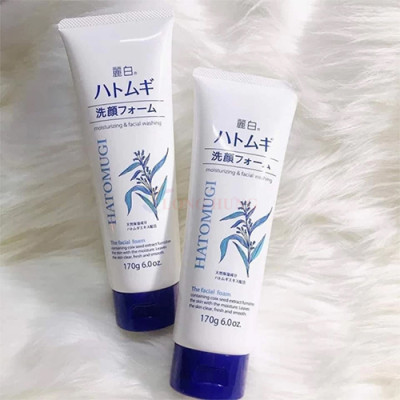 Sữa rửa mặt Ý Dĩ Kumano Reihaku Hatomugi Moisturizing & Facial Washing giúp dưỡng ẩm (170g) - Hàng chính hãng