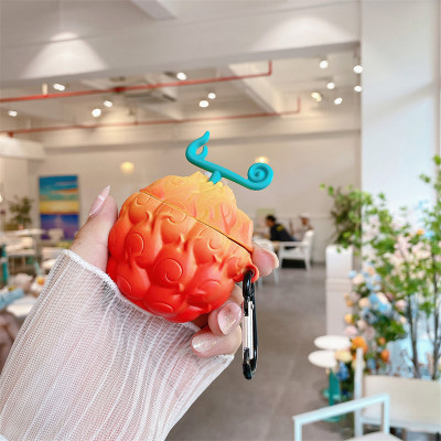 Bao Case OP Cho Airpods 1&2 / Airpods Pro / Airpods 3 Trái Ác Quỷ Ace Mera Mera Nomi - Hàng Chính Hãng