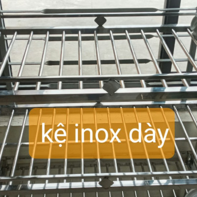 kệ để đồ nhà bếp inox 4 tầng c 100 ,d 79 ,s40 