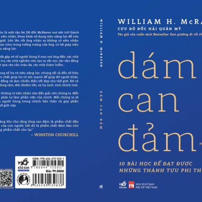 Sách - Dám can đẩm (William H. McRaven - Tác giả của Dọn giường đi rồi thay đổi thế giới) - Nhã Nam Official