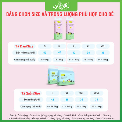Tã dán Sweet Daddy ECONOMIC chính hãng cao cấp - Size S52/M46/L42/XL38/XXL36