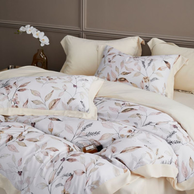 Bộ 6 món drap, áo gối và mền NIN Tencel Selina 900 mẫu mới 2024 chất lụa tencel mềm mát