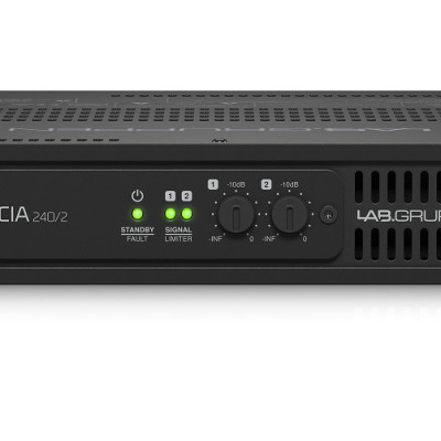 Amplifiers Lab.Gruppen LUCIA 240/2 - Amply 2 kênh x120watts tích hợp bộ xử lý DSP -Hàng Chính Hãng