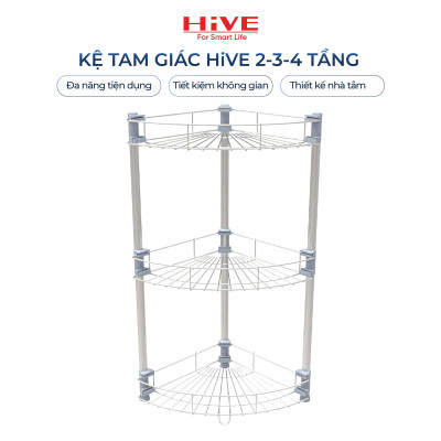 Kệ Tam Giác đa năng Inox 2/3/4 Tầng Cao Cấp