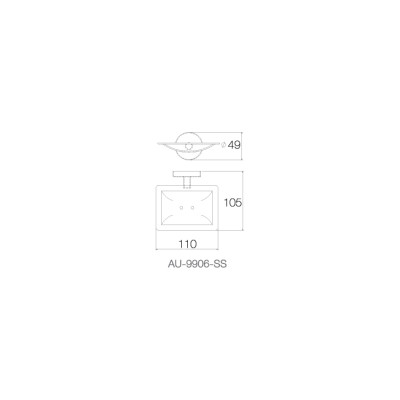 Đĩa đựng xà phòng INOX SUS WS 304 AU-9906-SS
