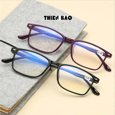 Kính thời trang 0 độ chống as xanh, lọc sáng Nam nữ bảo vệ mắt hàng đẹp tròng Nhật KV301