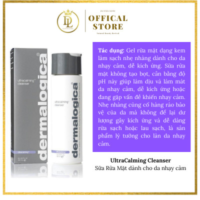 Sữa rửa mặt dành cho da nhạy cảm Dermalogica Ultracalming Cleanser 250ml - 500ml