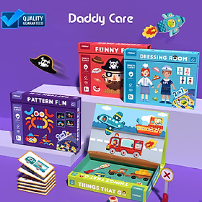 Đồ Chơi Xếp Hình Nam Châm Magnets Mideer, Đồ chơi trí tuệ dành cho trẻ em 2,3,4,5,6,7 tuổi