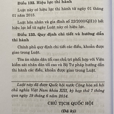 Luật Hôn Nhân Và Gia Đình